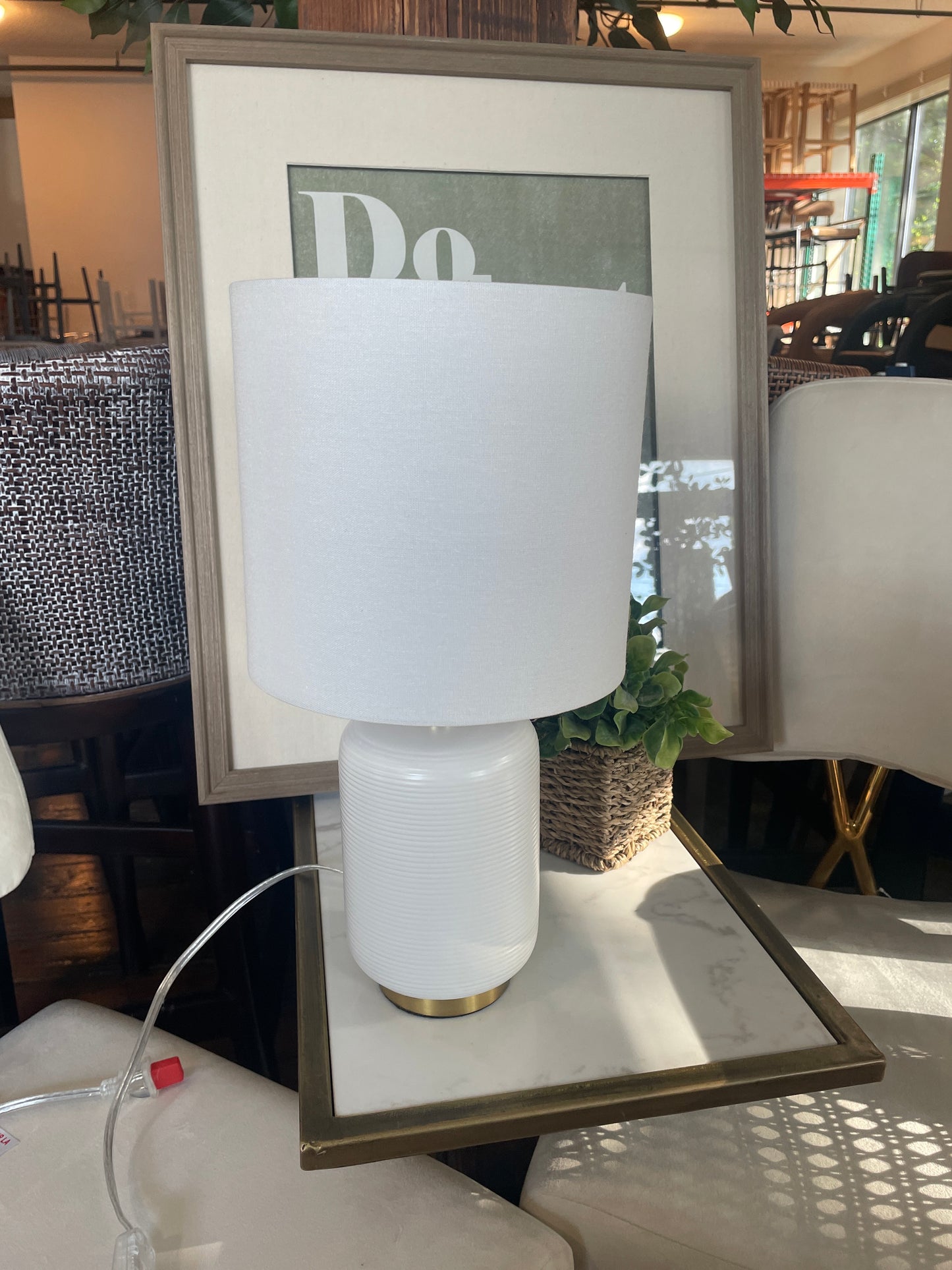 Small white & gold lamp ✨