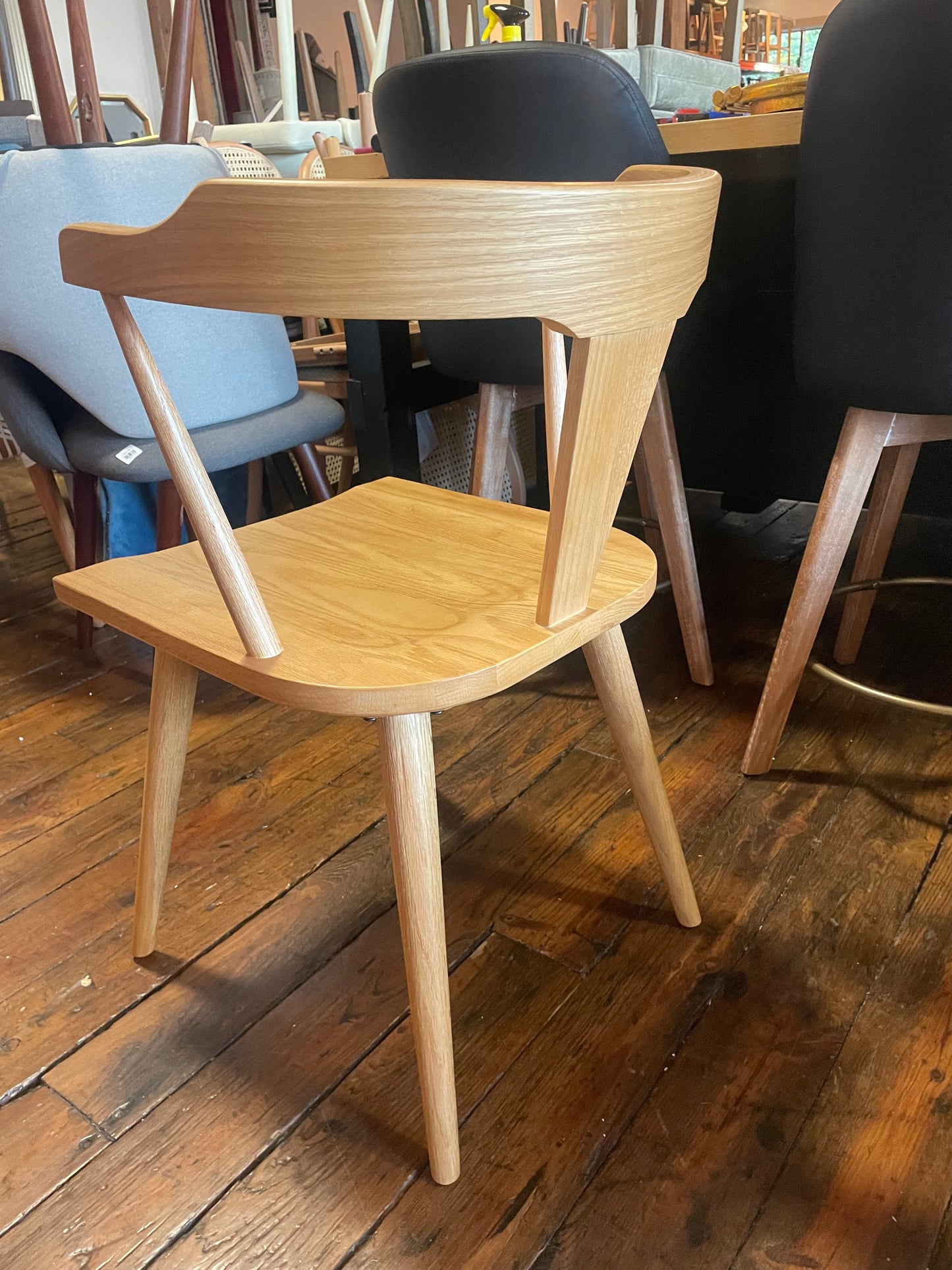 Solid oak wood Poly & Bark dining Chair 🍽️