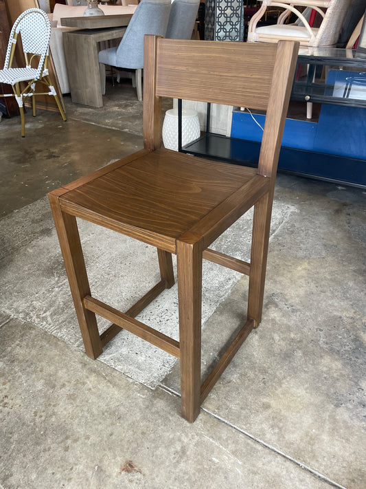 Modern honey brown counterheight barstool🍻
