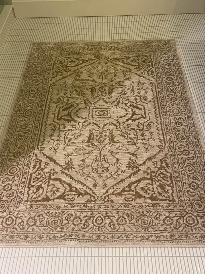 4x6 oriental beige rug π