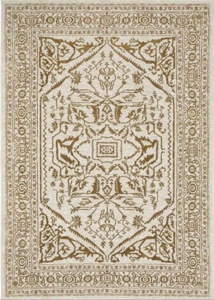 4x6 oriental beige rug π