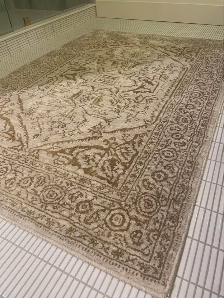 4x6 oriental beige rug π