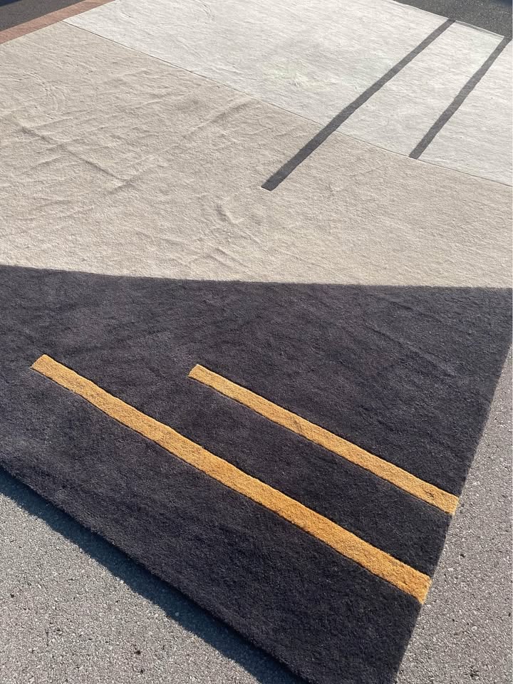 10x14 modern wool rug 🖤