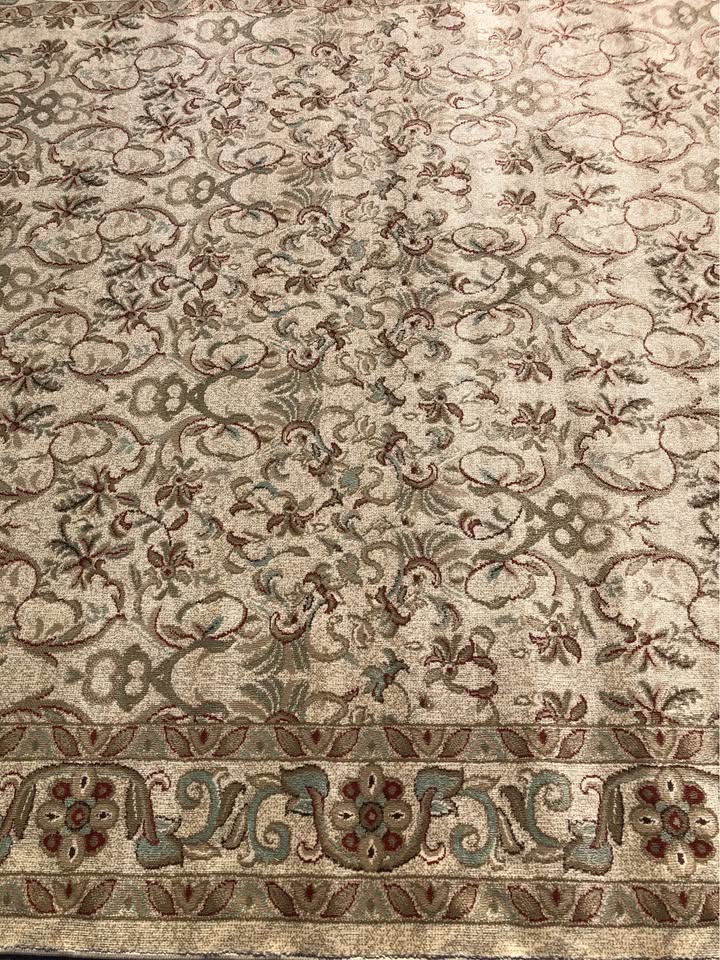 8x10 gold & beige traditional rug ⚜️