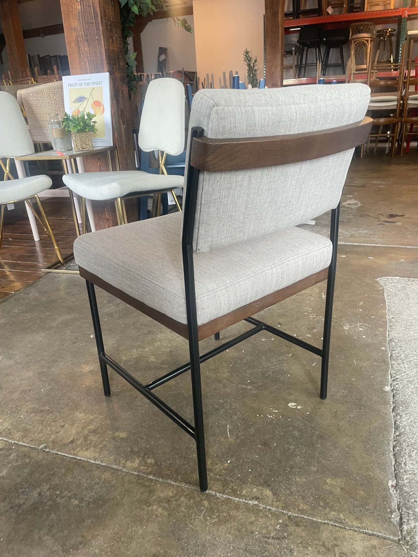 Four Hands modern grey desk or accent chair ✍🏻