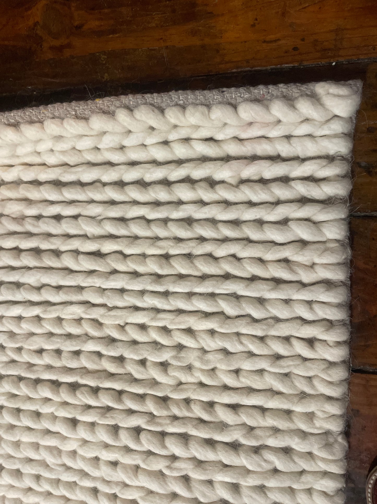 5x8 ivory wool rug 🪴