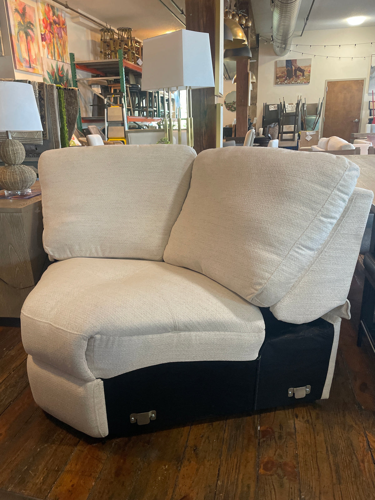 Corner module accent chair 🤍
