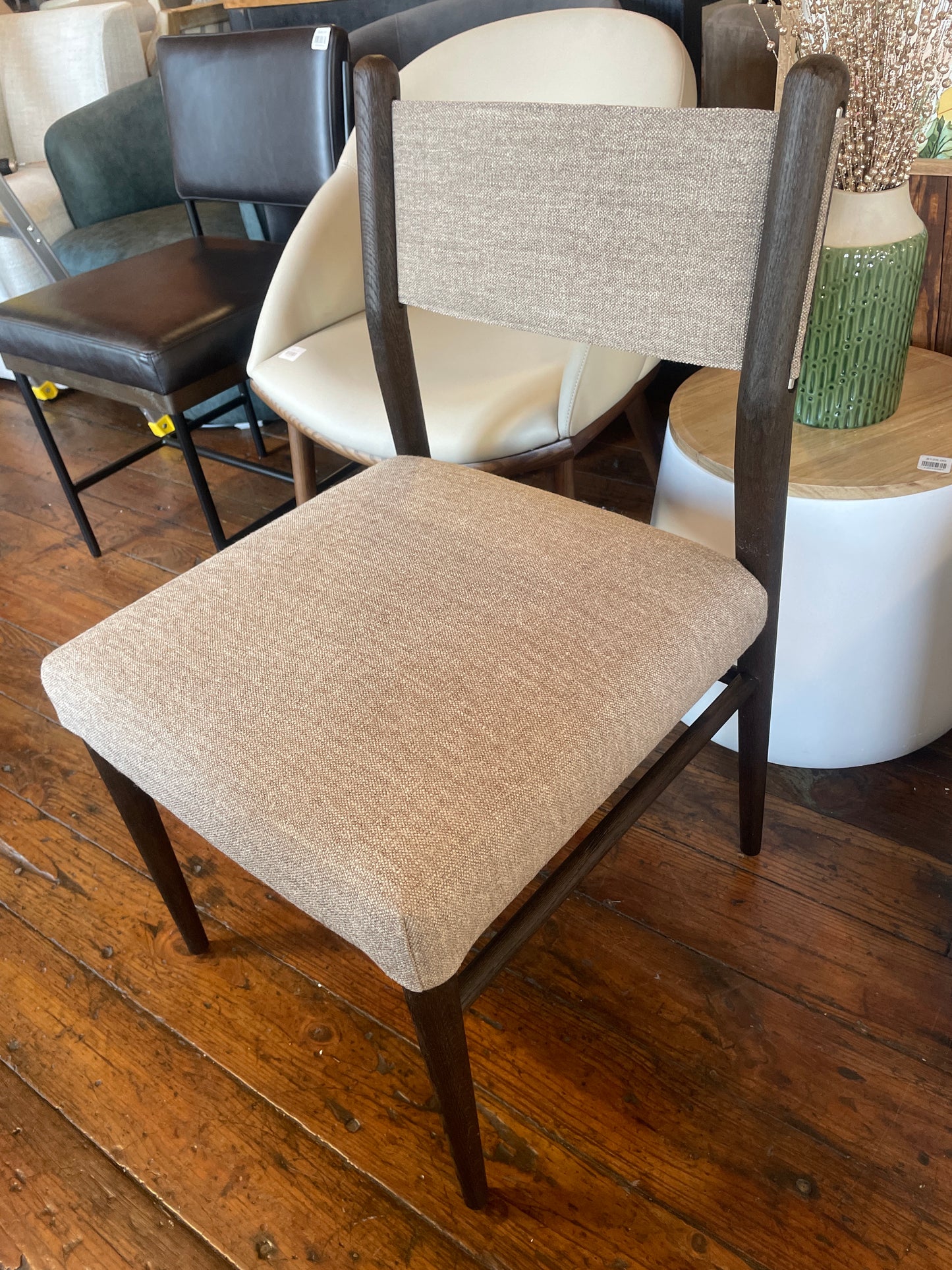 Four Hands upholstered chair w/ oak wood frame 🪑