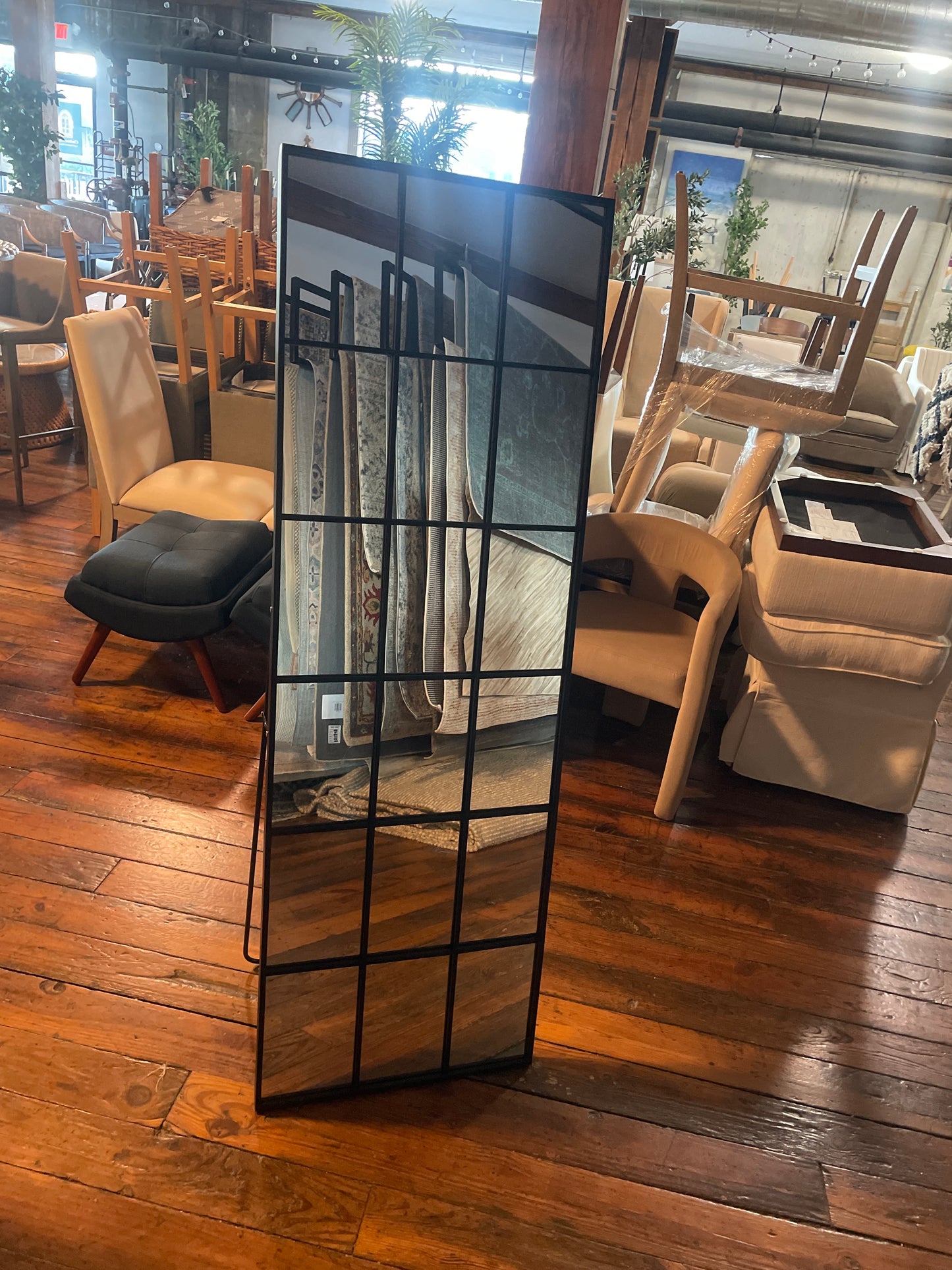 Full length 21x64 black-paned mirror 🖤