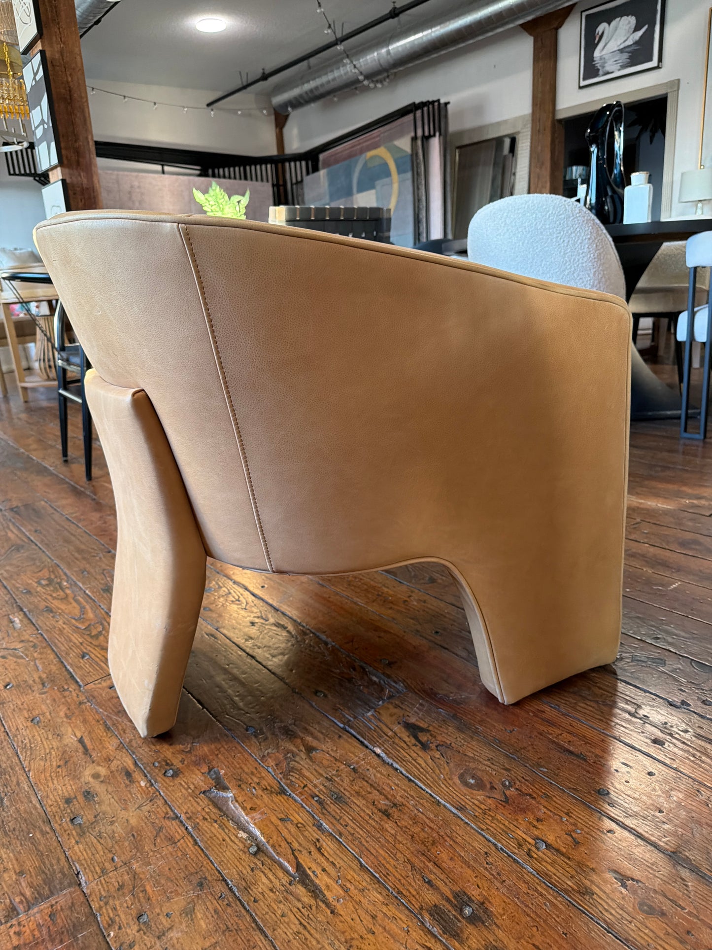 Four Hands genuine butterscotch leather armchair ☕️