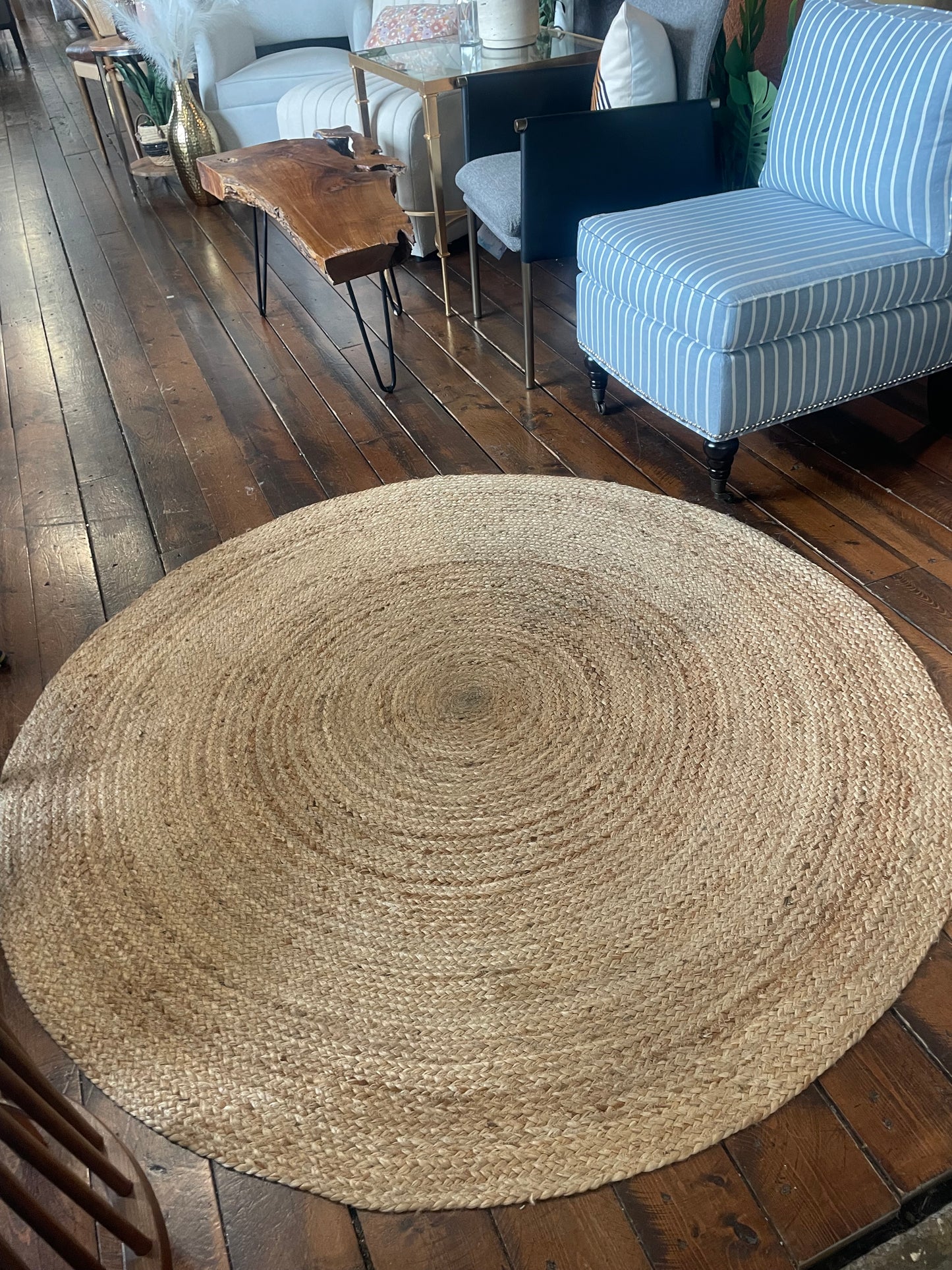 5ft round jute rug 🪴