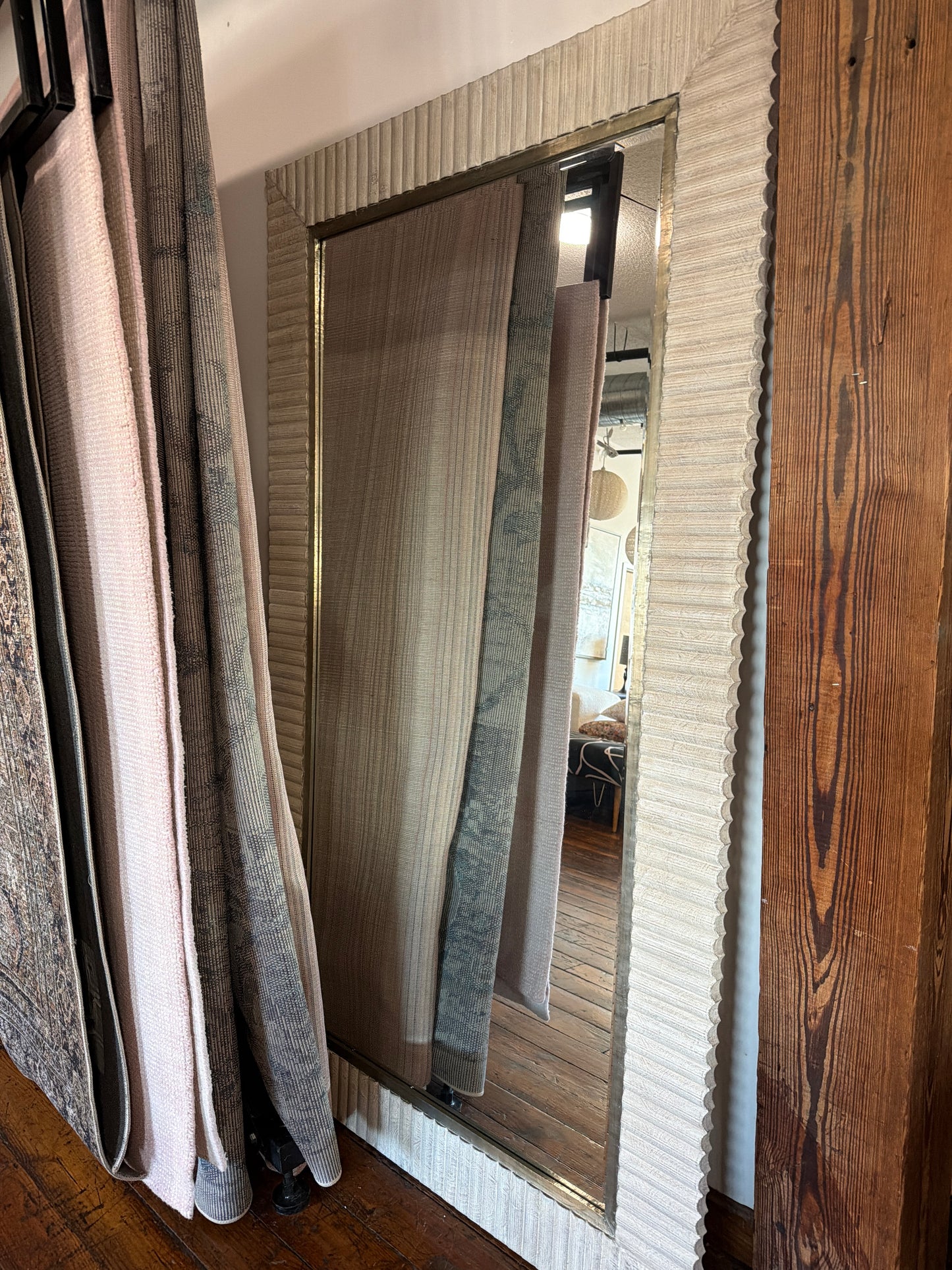 48x84 cerused white floor length mirror🪞