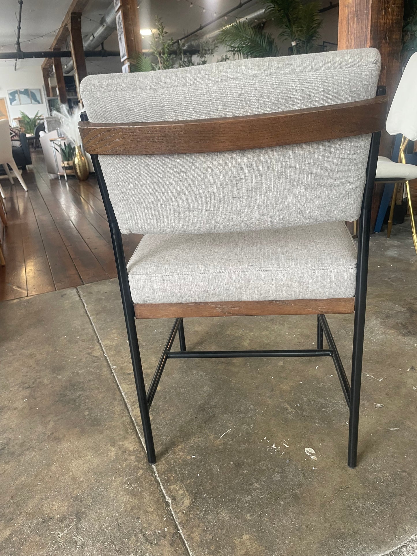 Four Hands modern grey desk or accent chair ✍🏻