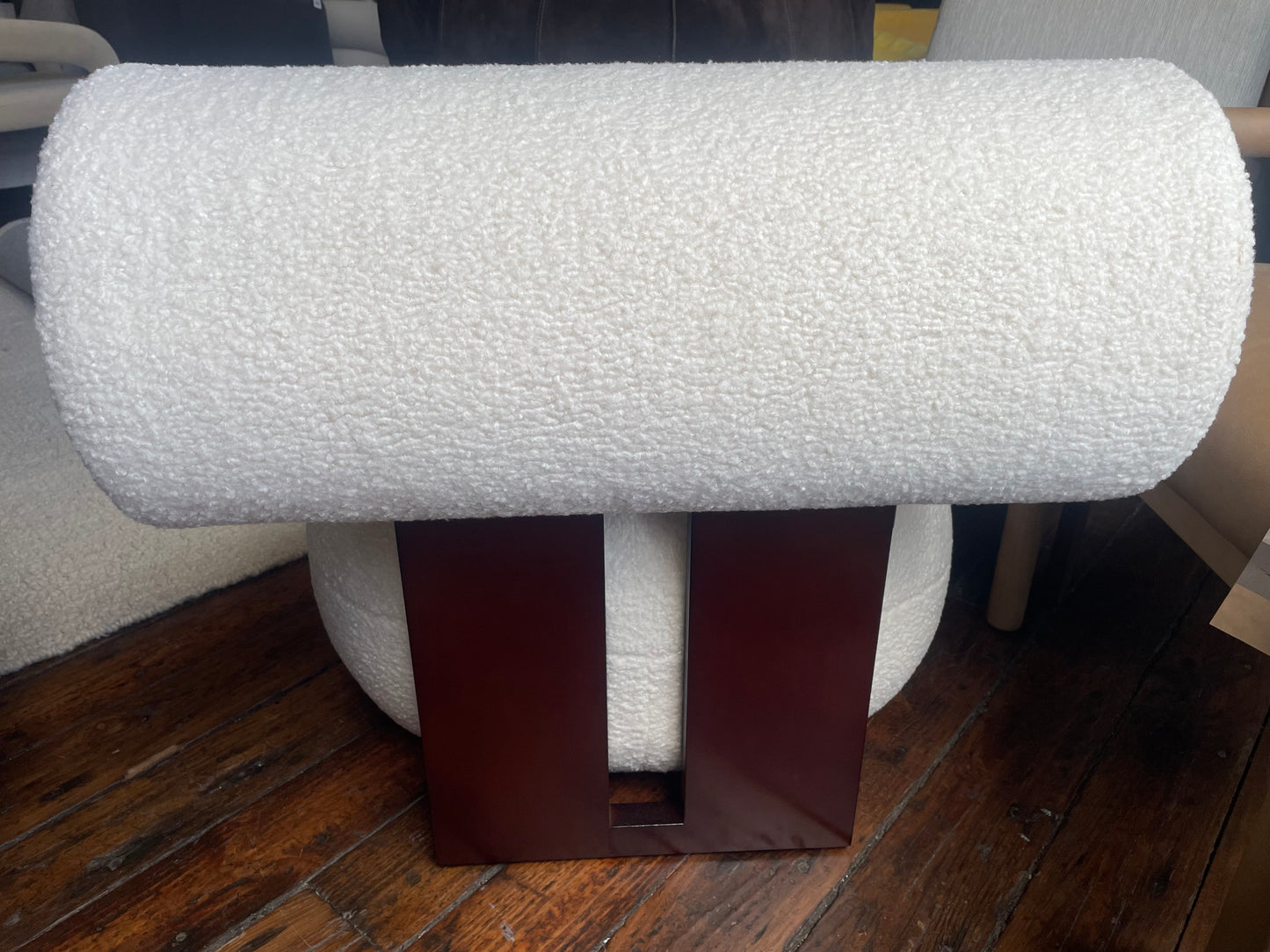 CB2 dupe - Modern white boucle accent chair 🤍
