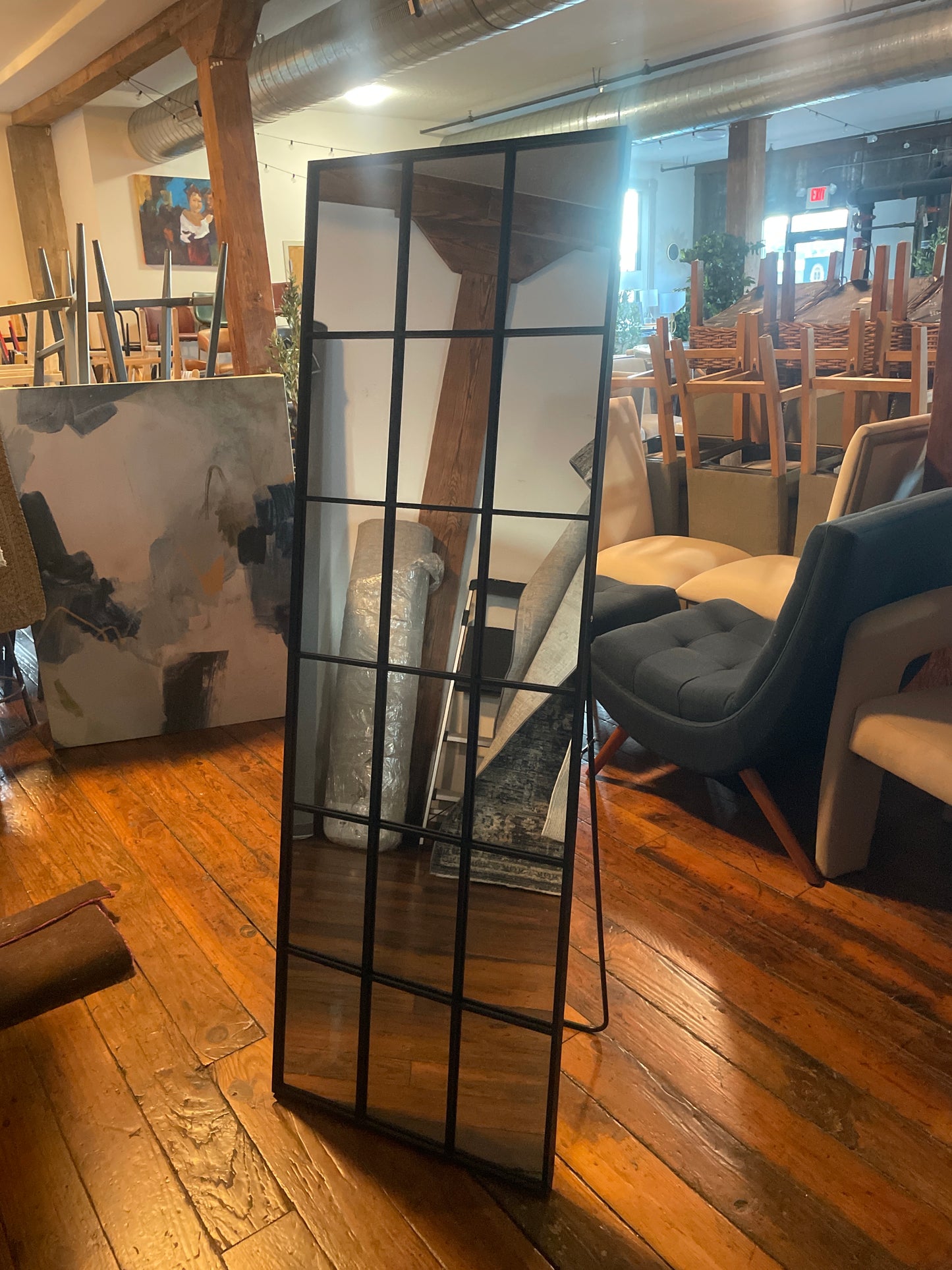 Full length 21x64 black-paned mirror 🖤
