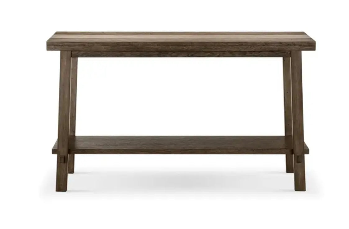 Brown wood console table ☕️