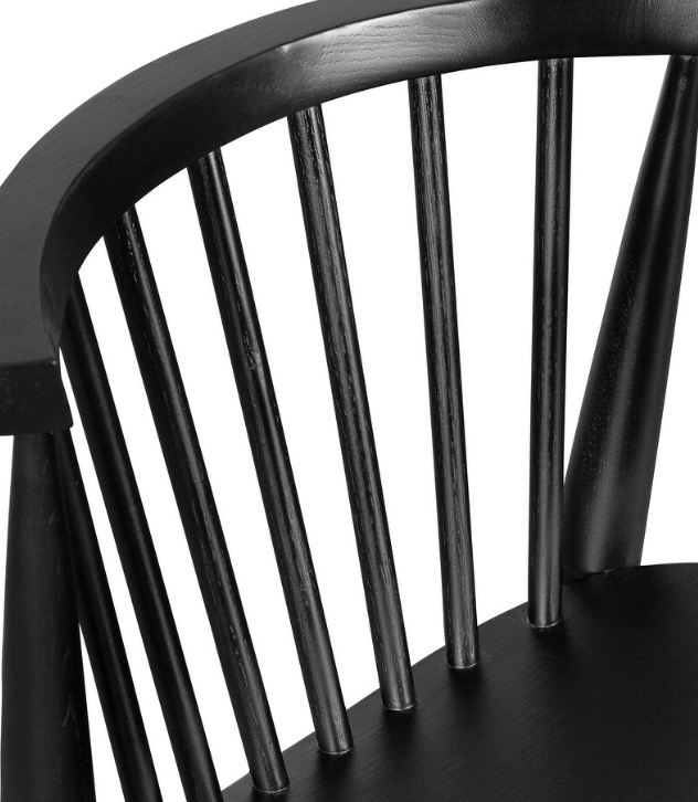 Black counterheight Poly & Bark barstool 🖤