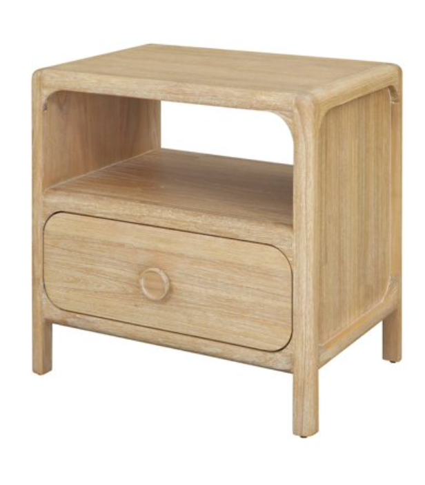 Light brown wood nightstand 🪷