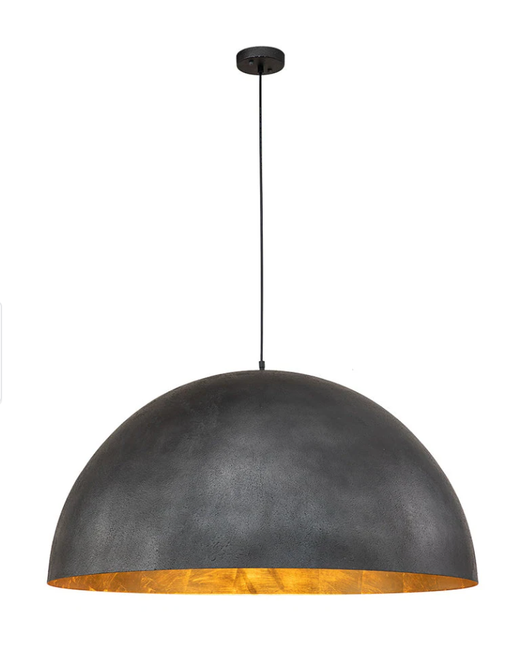 Industrial oversized metal dome 15in pendant 🌟