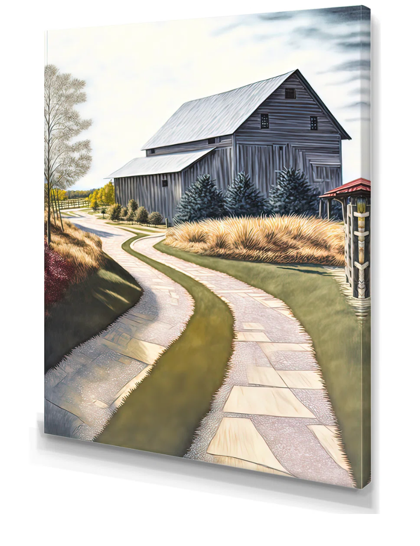 Charming cottage in the country canvas 🏡