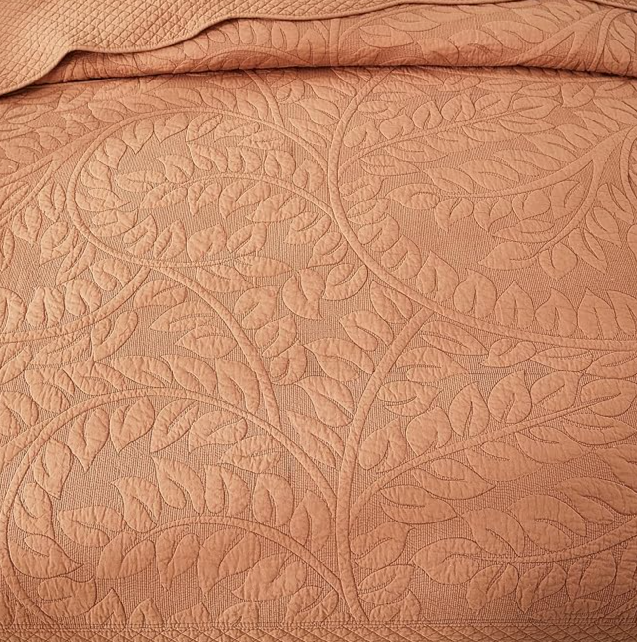 3-piece 100% cotton orange oversized lightweight twin bedspread 🧡