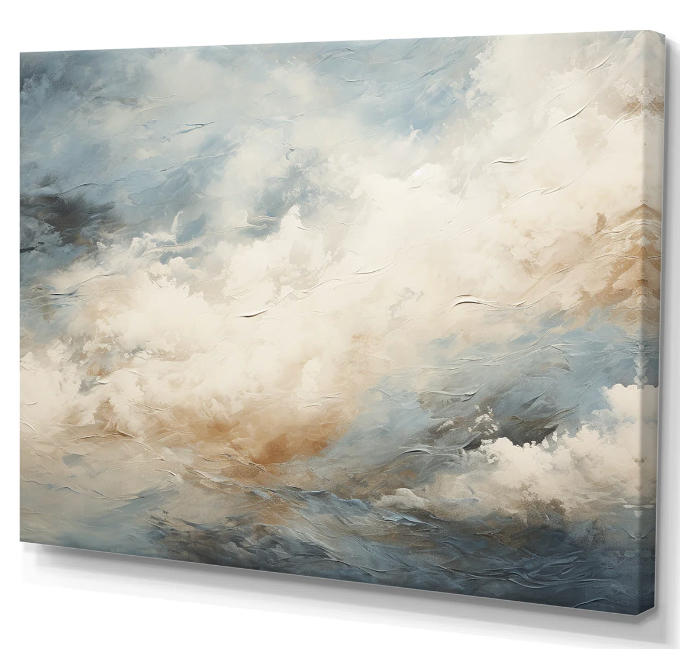 Muted colors minimalist storms 32 x 46 canvas ☁️