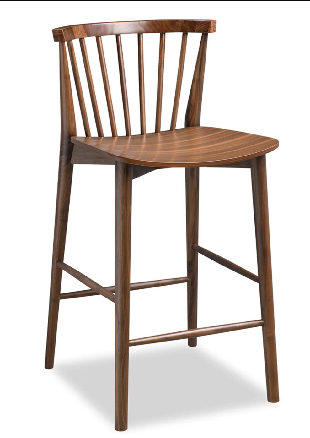 Brown wood Poly & Bark barstool 🥂🤎