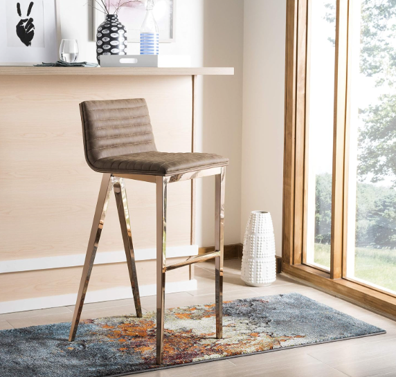 Brown & copper 28-inch barstool🥂