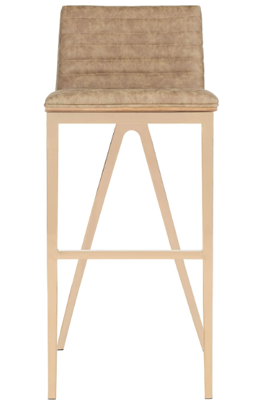 Brown & copper 28-inch barstool🥂