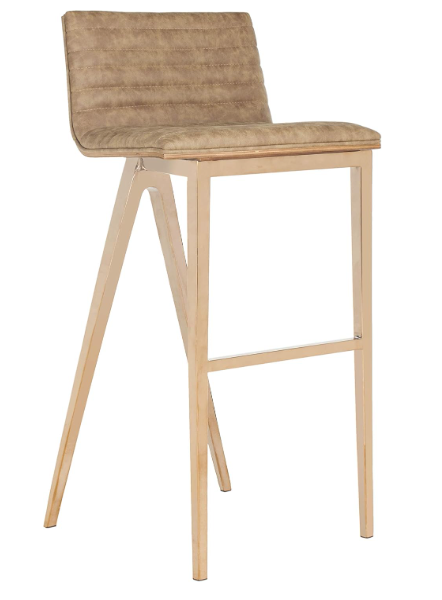 Brown & copper 28-inch barstool🥂