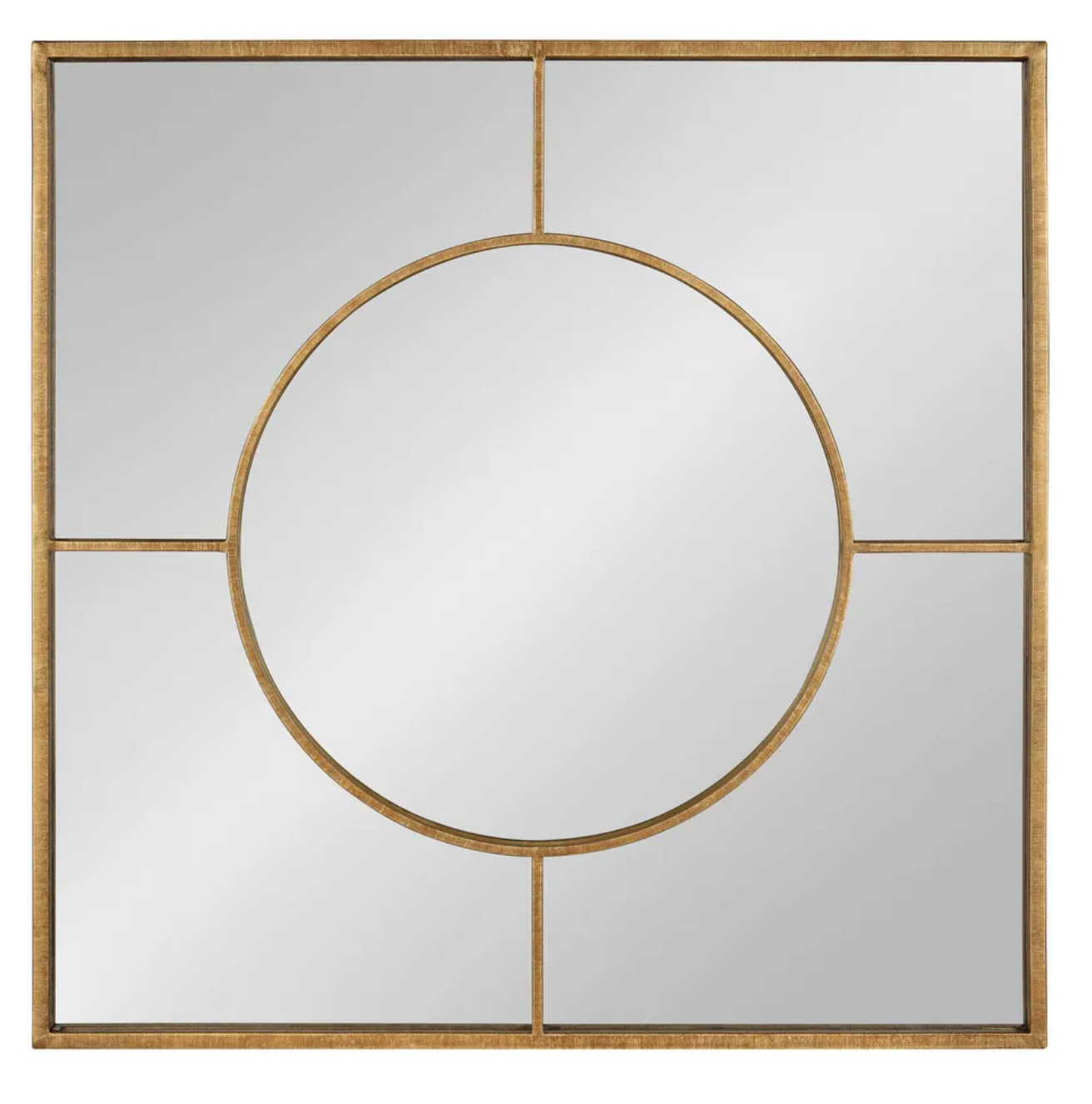 Modern glam 30x30 gold square mirror ✨
