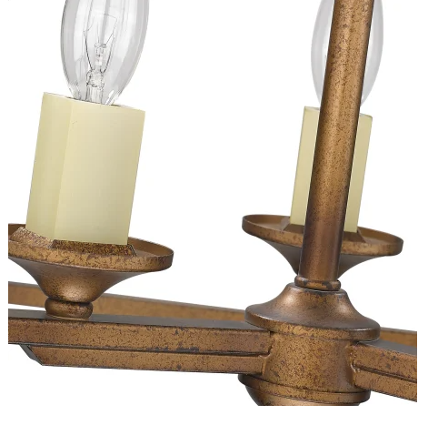 Athena 3-Light semi-flush in Grecian gold 👑