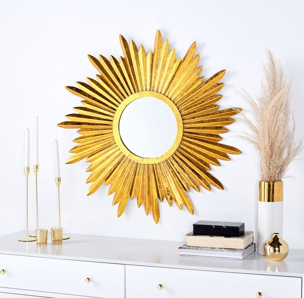 Round 33" sunburst mirror ☀️