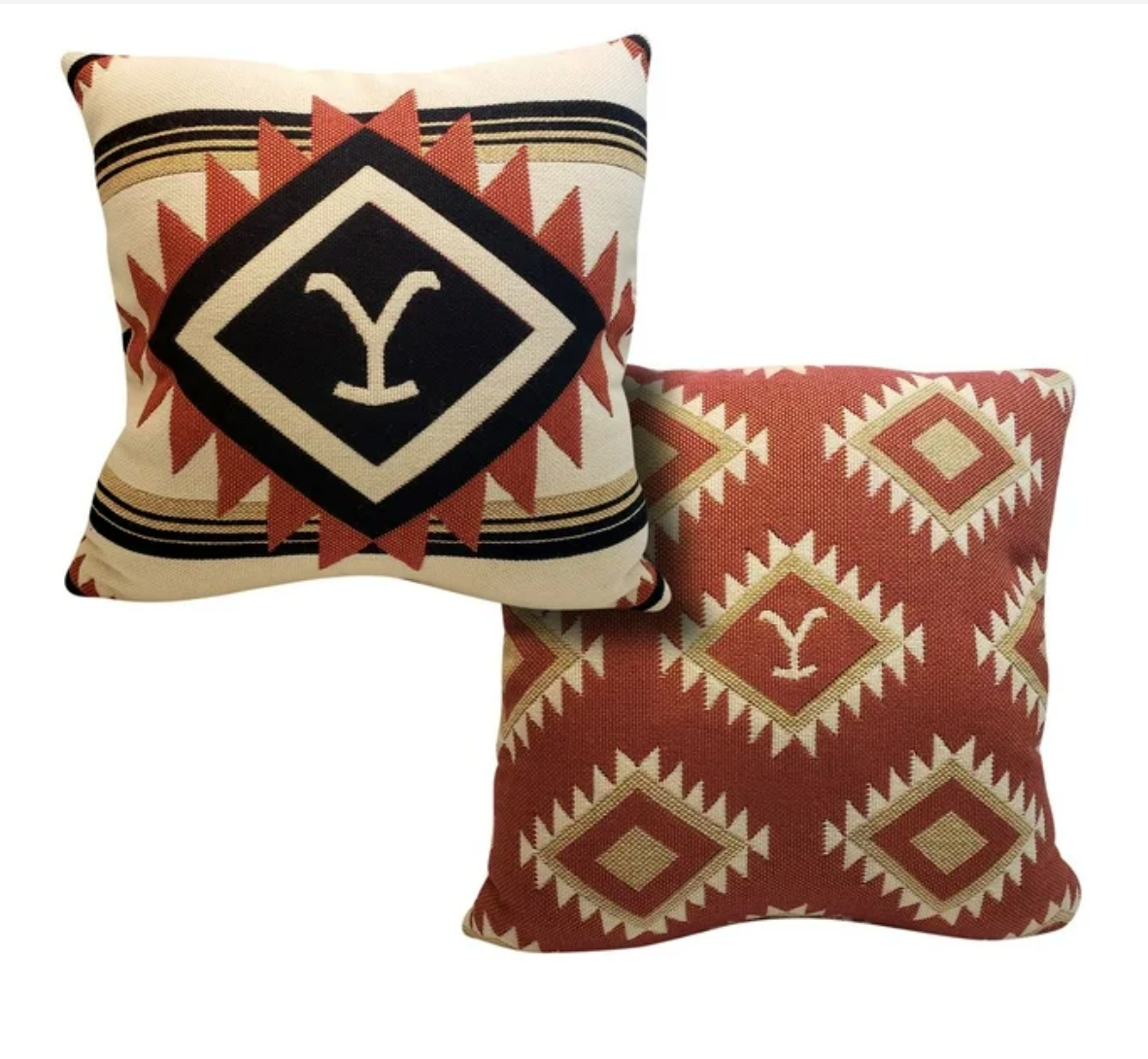 Yellowstone 20" x 20" double sided woven pillow 🏕️