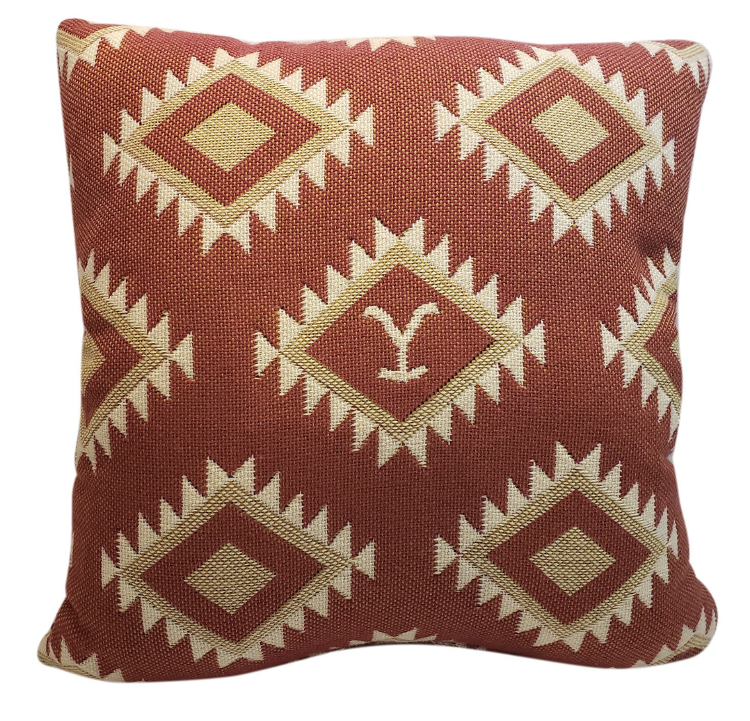 Yellowstone 20" x 20" double sided woven pillow 🏕️