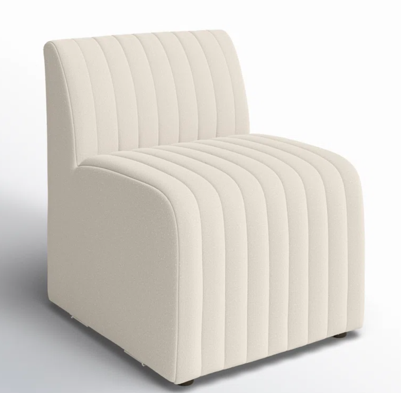 Tufted oatmeal accent chair ♡