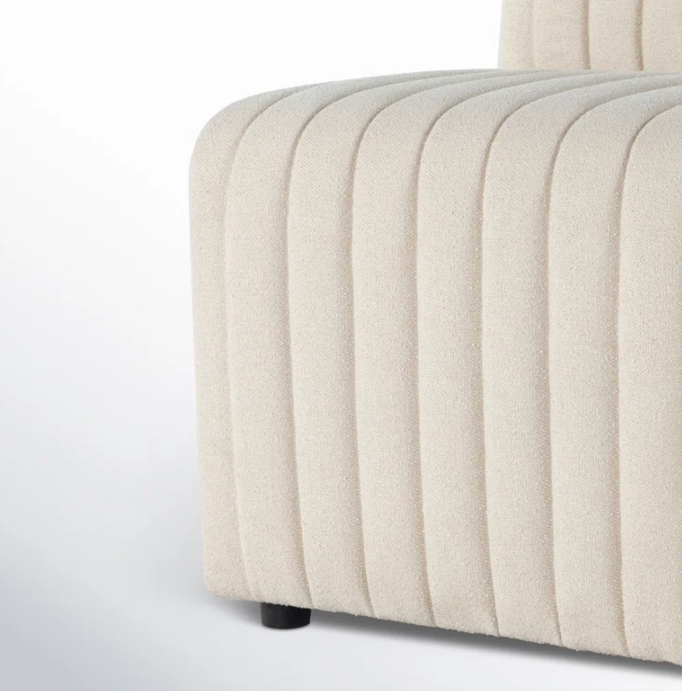 Tufted oatmeal accent chair ♡