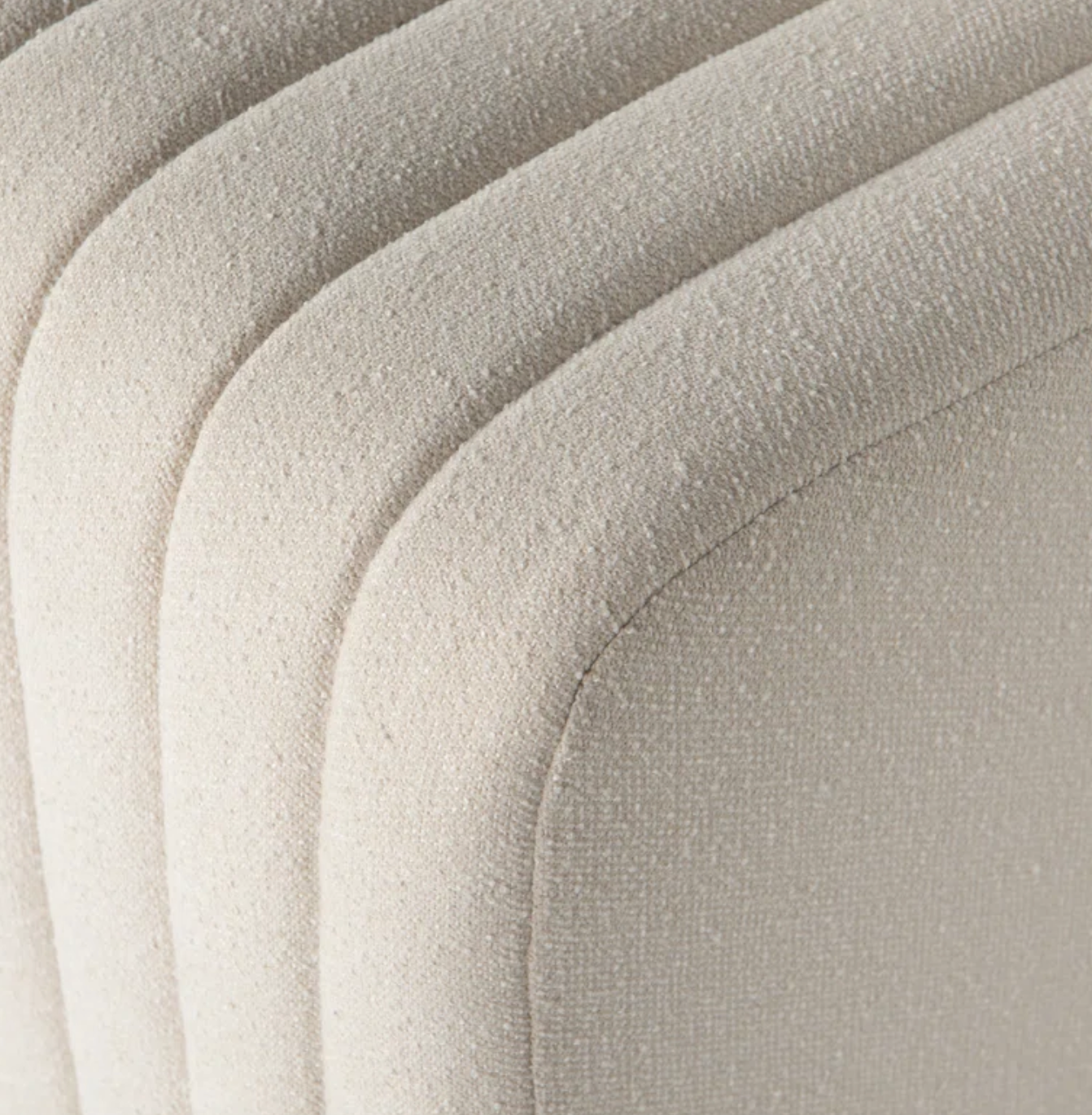 Tufted oatmeal accent chair ♡