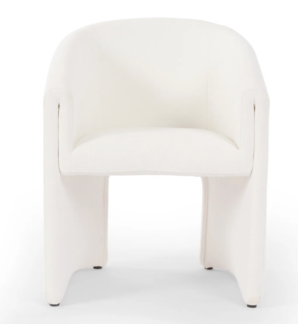 Four Hands white boucle accent chair 🤍