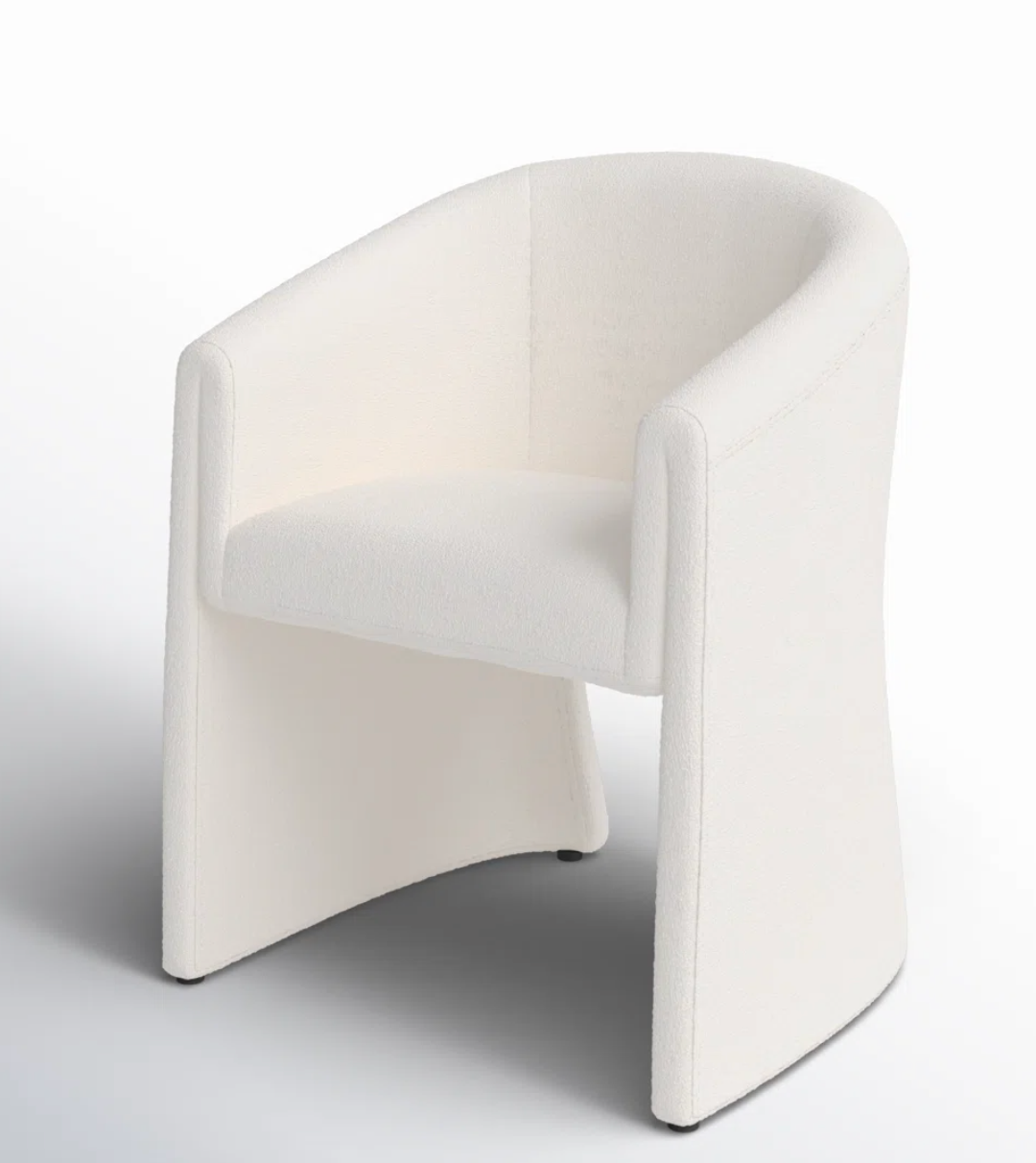 Four Hands white boucle accent chair 🤍