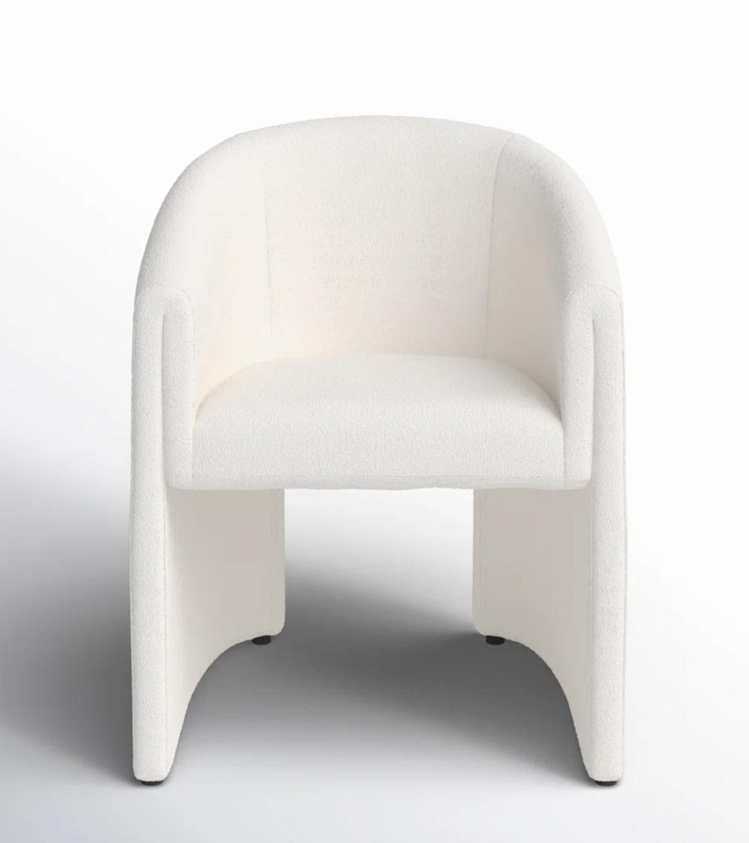 Four Hands white boucle accent chair 🤍