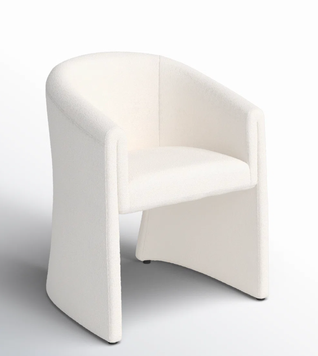 Four Hands white boucle accent chair 🤍