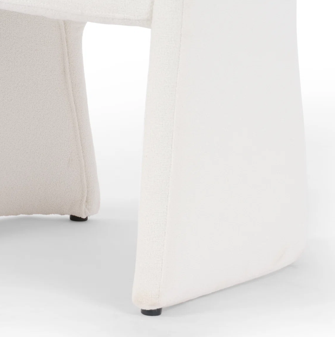 Four Hands white boucle accent chair 🤍