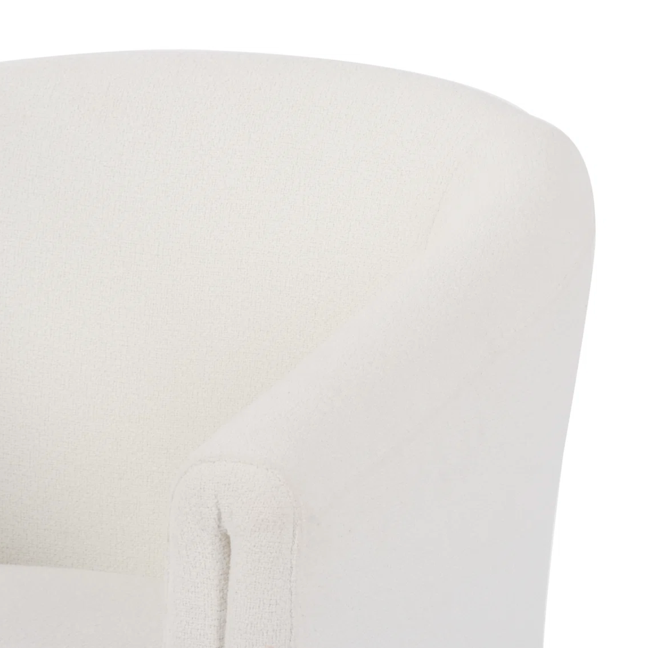 Four Hands white boucle accent chair 🤍
