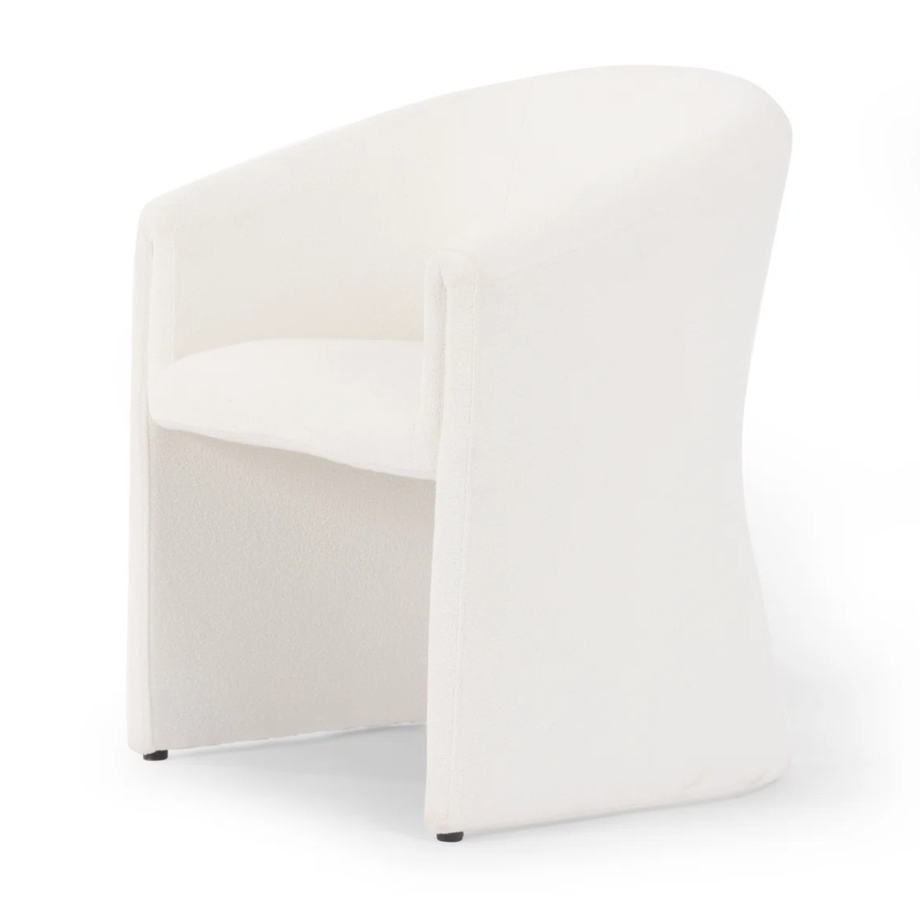 Four Hands white boucle accent chair 🤍