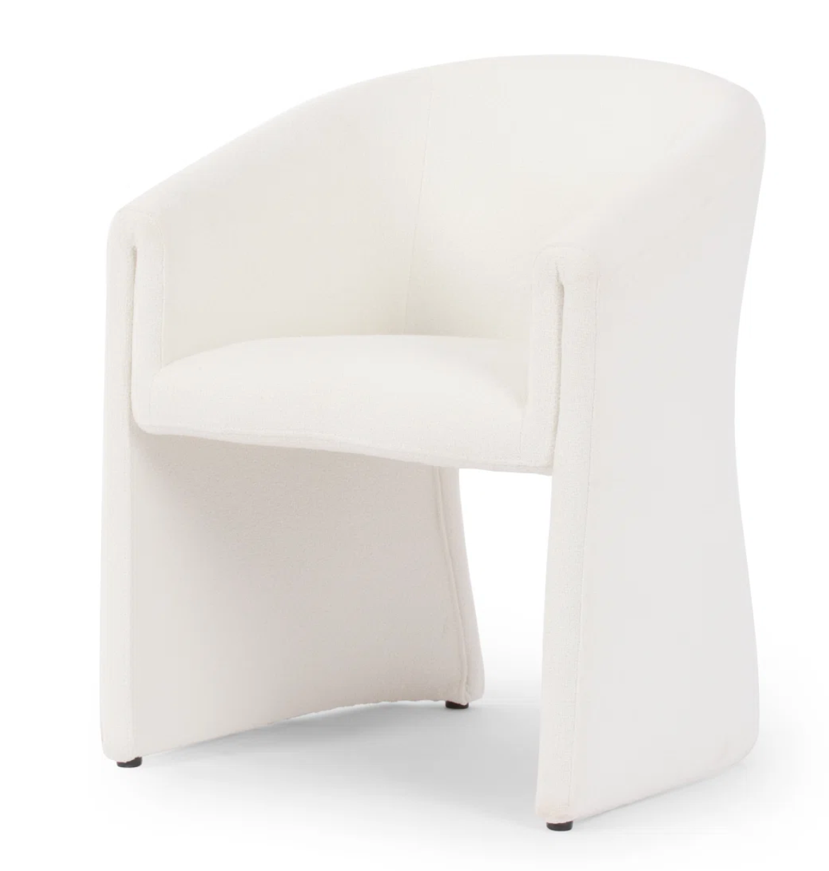 Four Hands white boucle accent chair 🤍