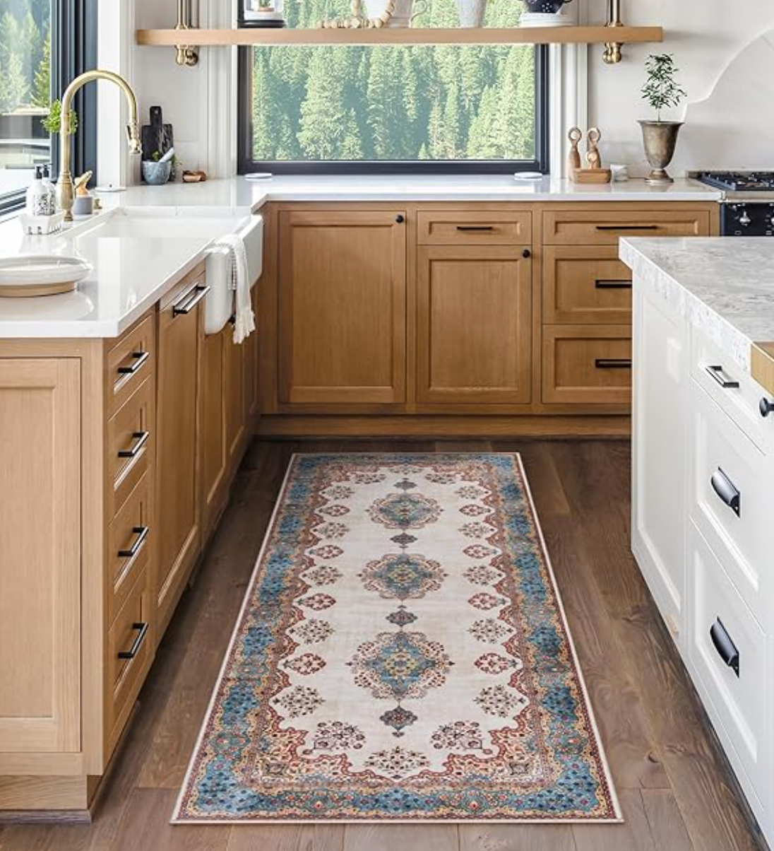 2x6 soft, boho non-slip boho runner rug 🌸