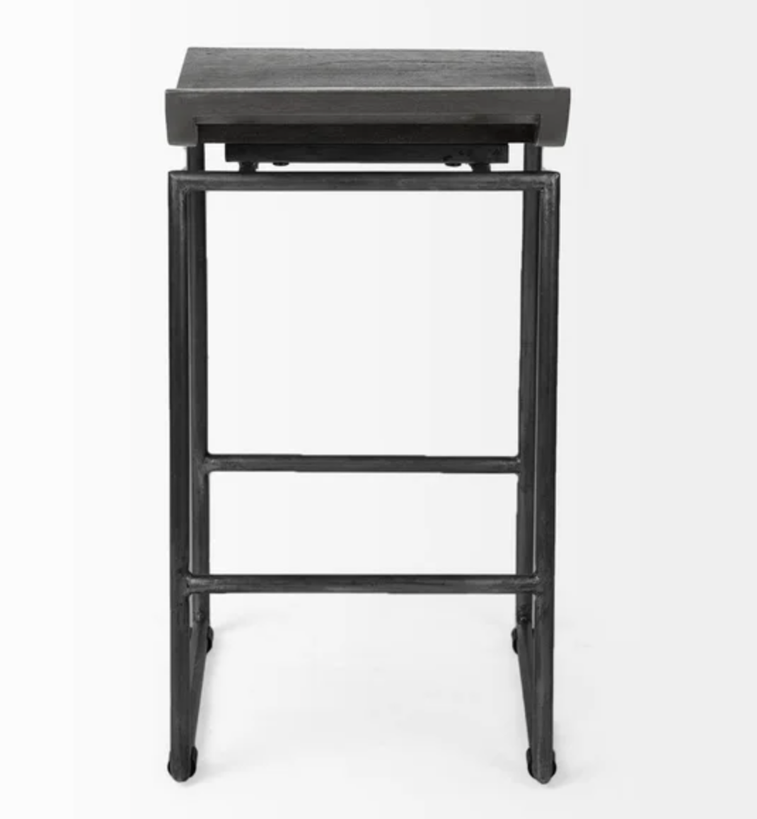 Black wood backless Mercana 24.25" counterheight barstool 🌷