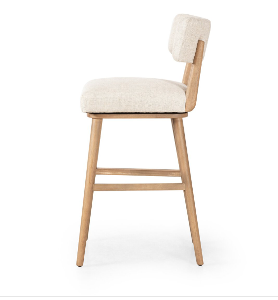 Four Hands cream swivel barstool 🍷