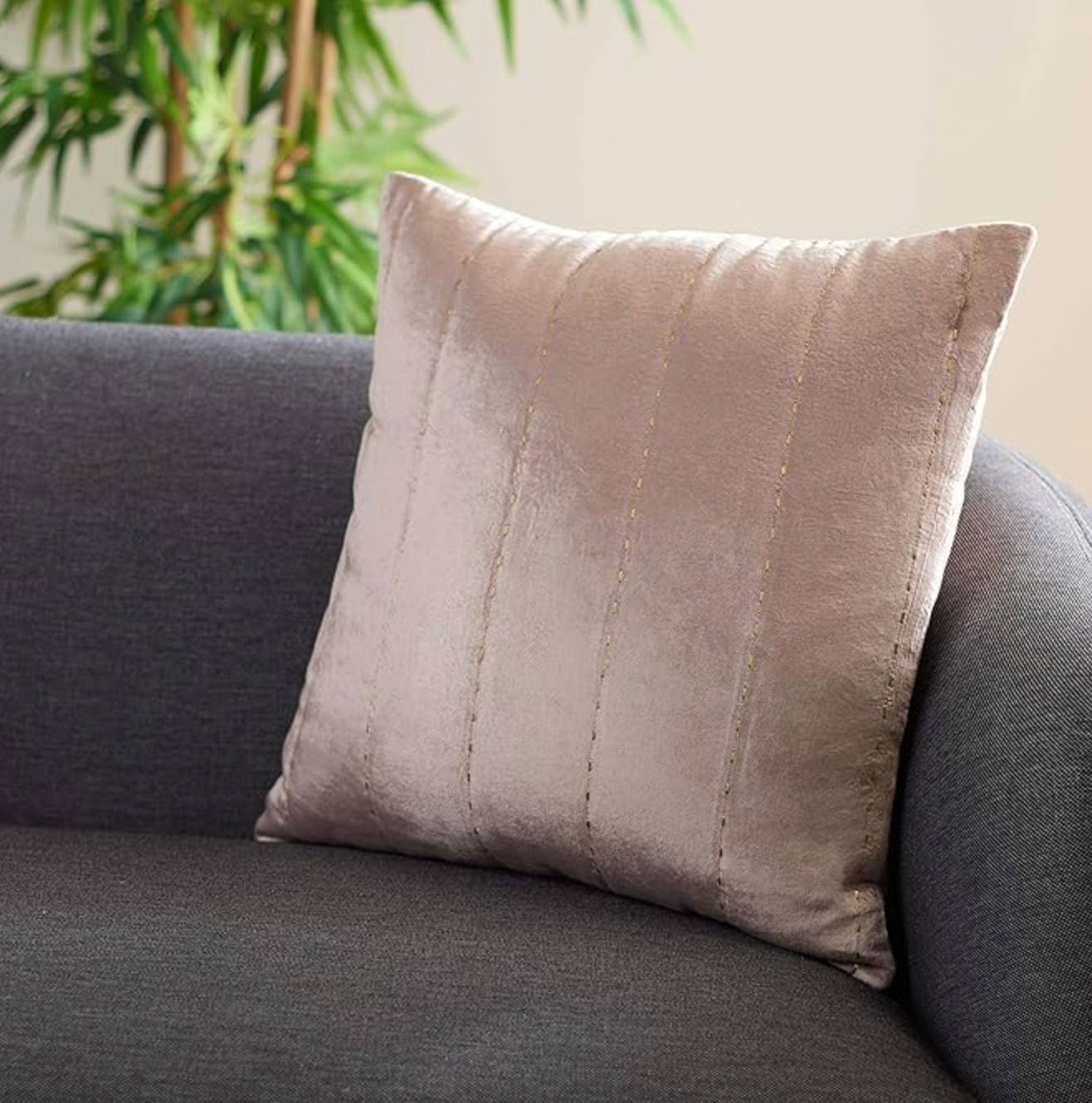 Blush 18x18 decorative throw pillow 🌸